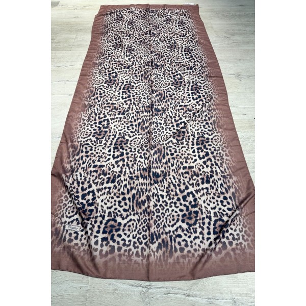 Dijital Soft Leopar Şal 0004